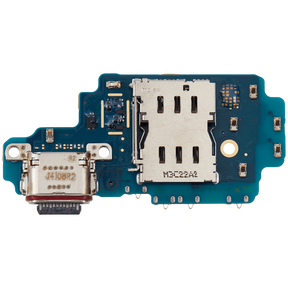 Charging Port Board With Sim Card Reader Compatible For Samsung Galaxy S24 Ultra 5G (S928B) (International Version) (Premium)
