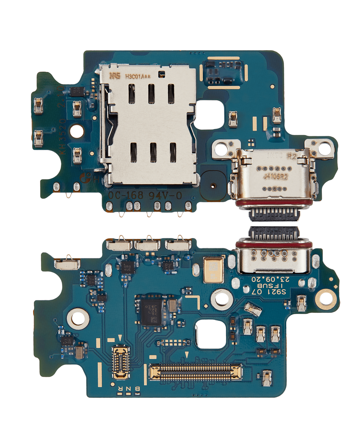 Charging Port Board With Sim Card Reader Compatible For Samsung Galaxy S24 5G (S921B) (International Version) (Premium)