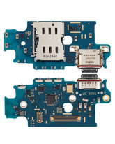 Charging Port Board With Sim Card Reader Compatible For Samsung Galaxy S24 Plus 5G (S926U) (US Version) (Premium)