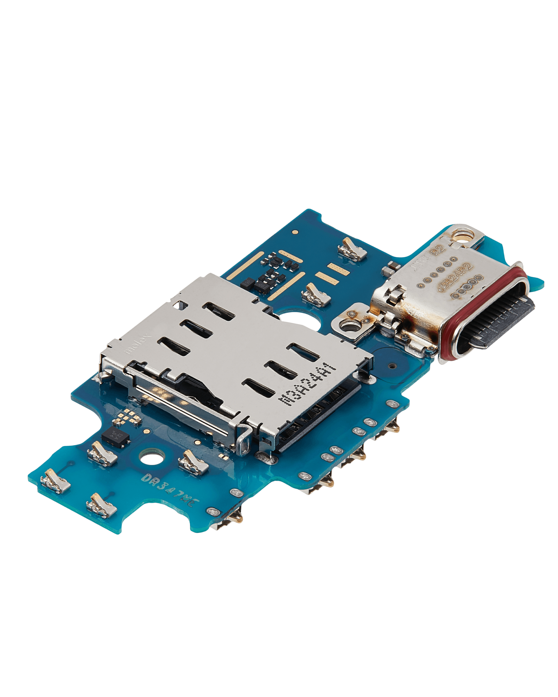 Charging Port Board With Sim Card Reader Compatible For Samsung Galaxy S24 Plus 5G (S926U) (US Version) (Premium)