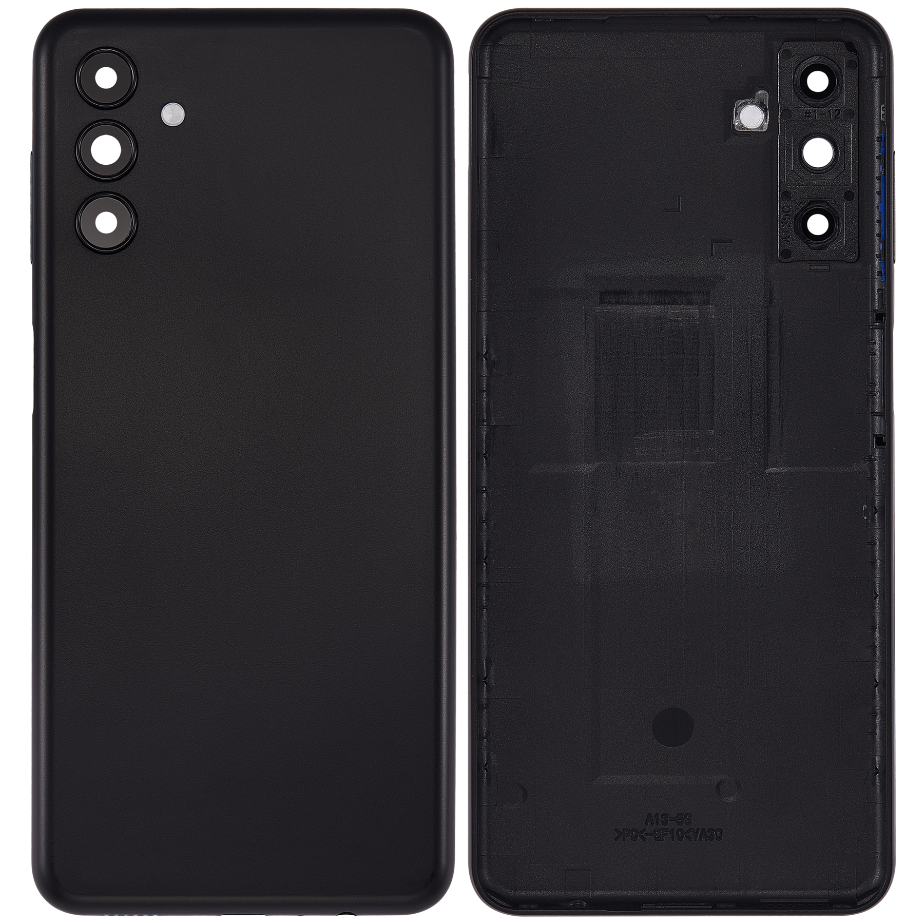 Back cover Glass Compatible For Samsung Galaxy A13 5G (A136 / 2021) (Vemake) (Black)