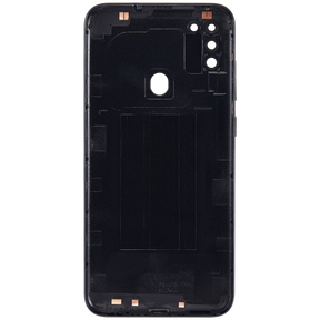 Back Cover With Camera Lens Compatible For Samsung Galaxy A11 (A115 / 2020) (International Version) (Vemake (Black)