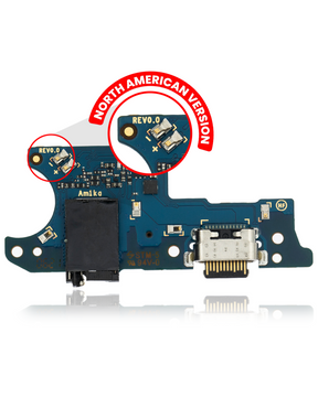 Charging Port Board With Headphone Jack Compatible For Samsung Galaxy A02S (A025U / 2020) (US Version) (Premium)