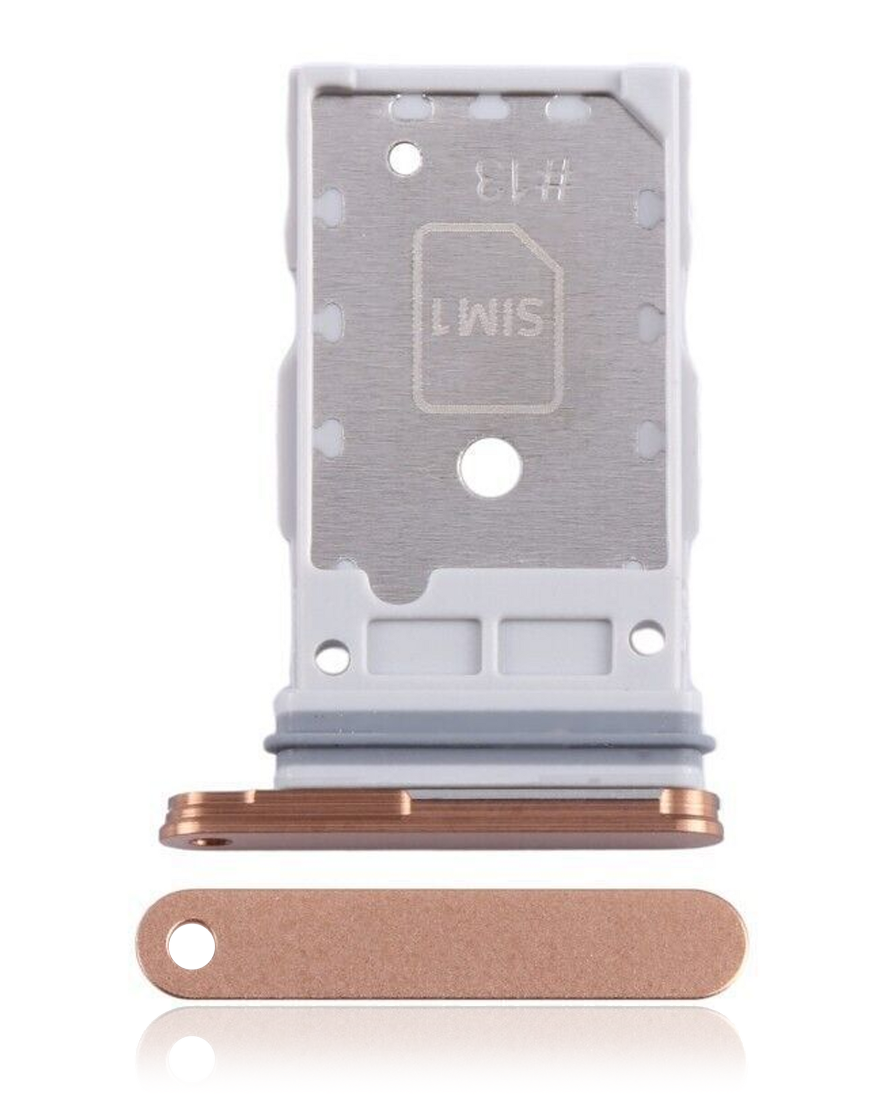 Dual Sim Card Tray Replacement Compatible For Samsung Galaxy S24 Ultra 5G  t (Titanium Orange)