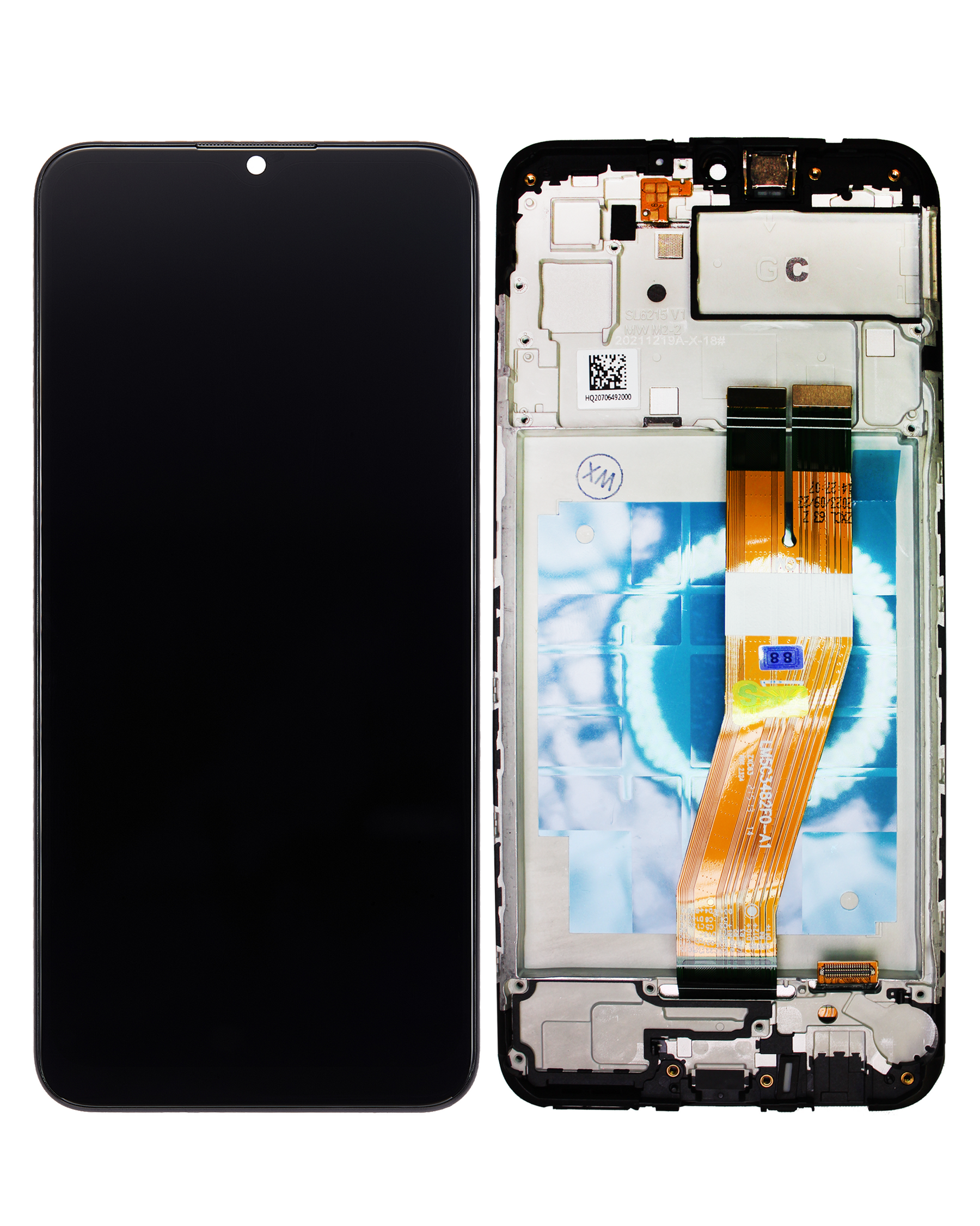 LCD Assembly With Frame Compatible For Samsung Galaxy A03 (A035F / 2021) (Refurbished) (All Colors)