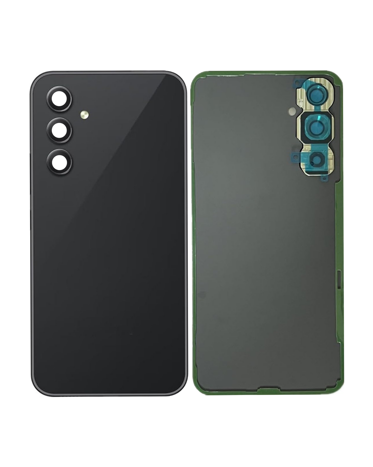 Replacement Back Cover Glass With Camera Lens Compatible For Samsung Galaxy A54 5G (A546 / 2023) (Service Pack) (Graphite)