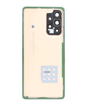 Replacement Back Cover Glass With Camera Lens Compatible For Samsung Galaxy A53 5G (A536 / 2022) (Service Pack) (Peach)