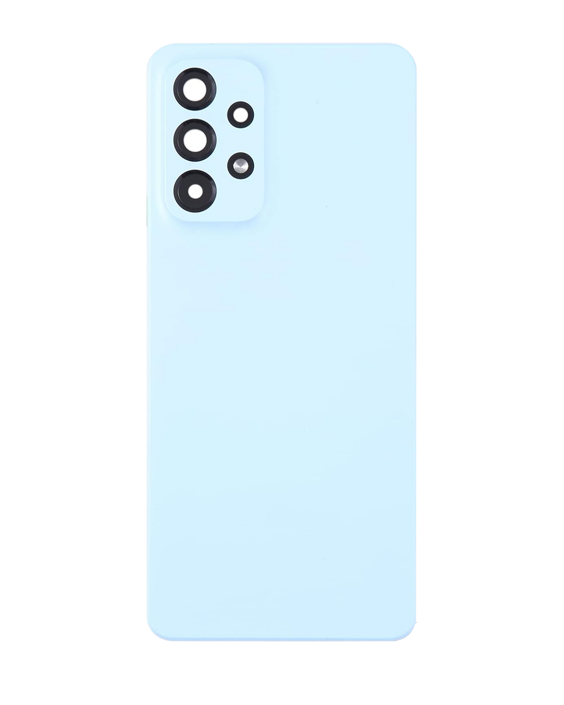 Replacement Back Cover Glass With Camera Lens Compatible For Samsung Galaxy A53 5G (A536 / 2022) (Service Pack) (Blue)