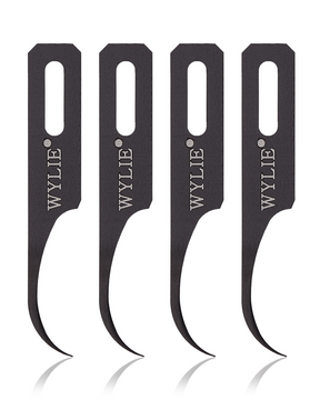 Scalpel blade - Side Glue Removal (Wylie WL-365E Model-C) (4 Piece Set)