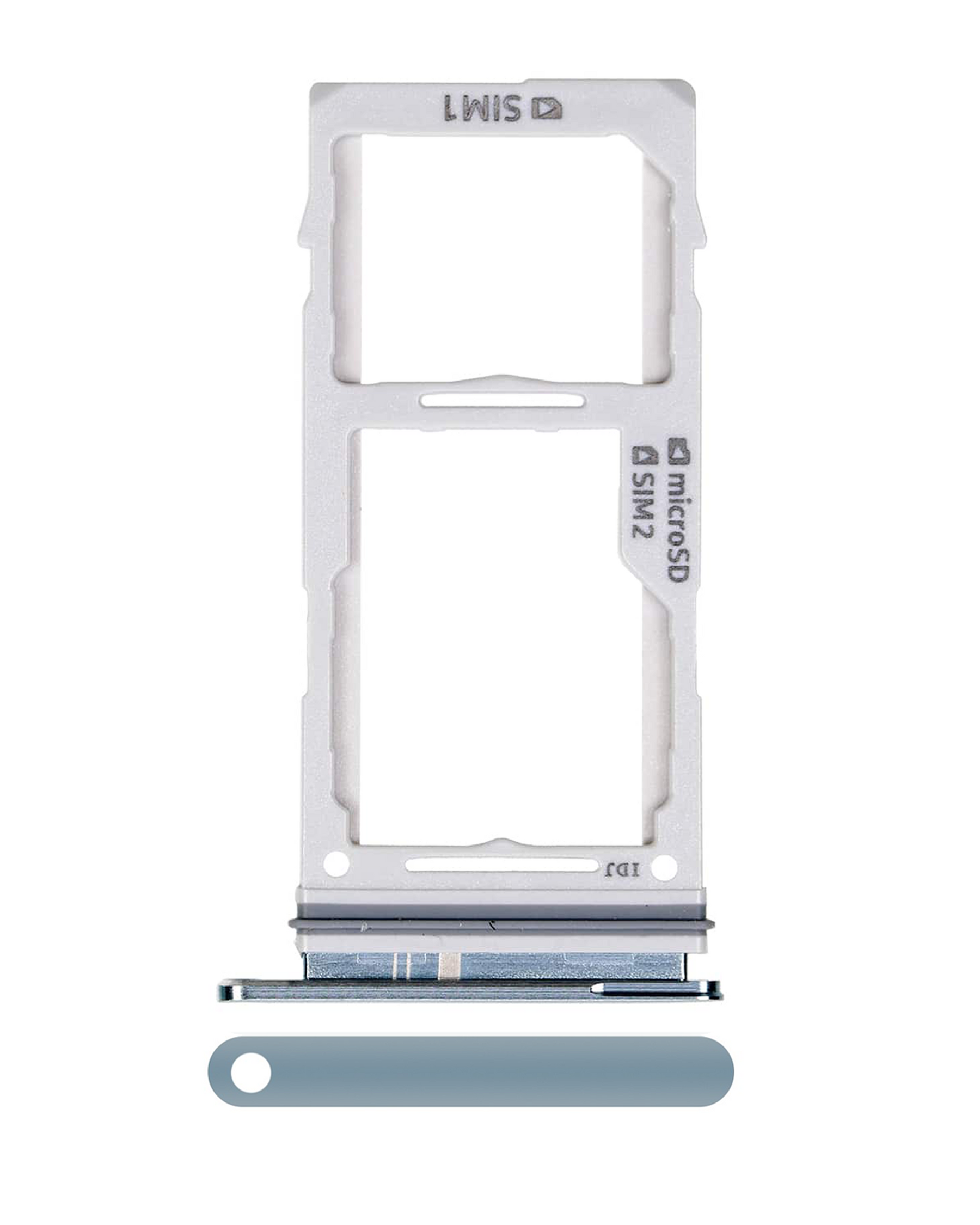 Dual Sim Card Tray Compatible For Samsung Galaxy S10 / S10 Plus / S10E Replacement  (Prism Blue)