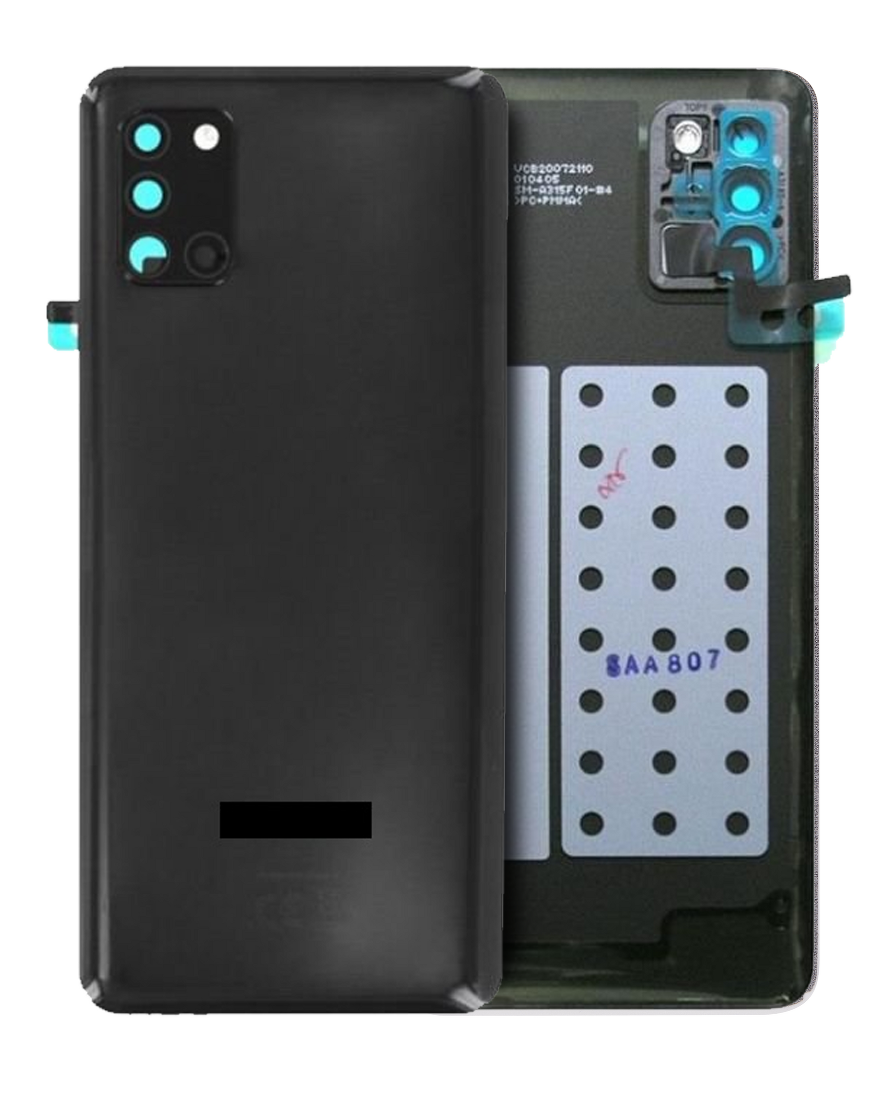 Back Cover Glass With Camera Lens Compatible For Samsung Galaxy M31 (S