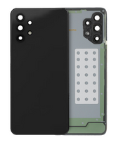 Back Cover Glass With Camera Lens Compatible For Samsung Galaxy A32 4G (A325 / 2021) (Service Pack) (Awesome Black)