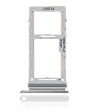 Dual Sim Card Tray Replacement Compatible For Samsung Galaxy Note 10 Plus / 5G (Aura White)