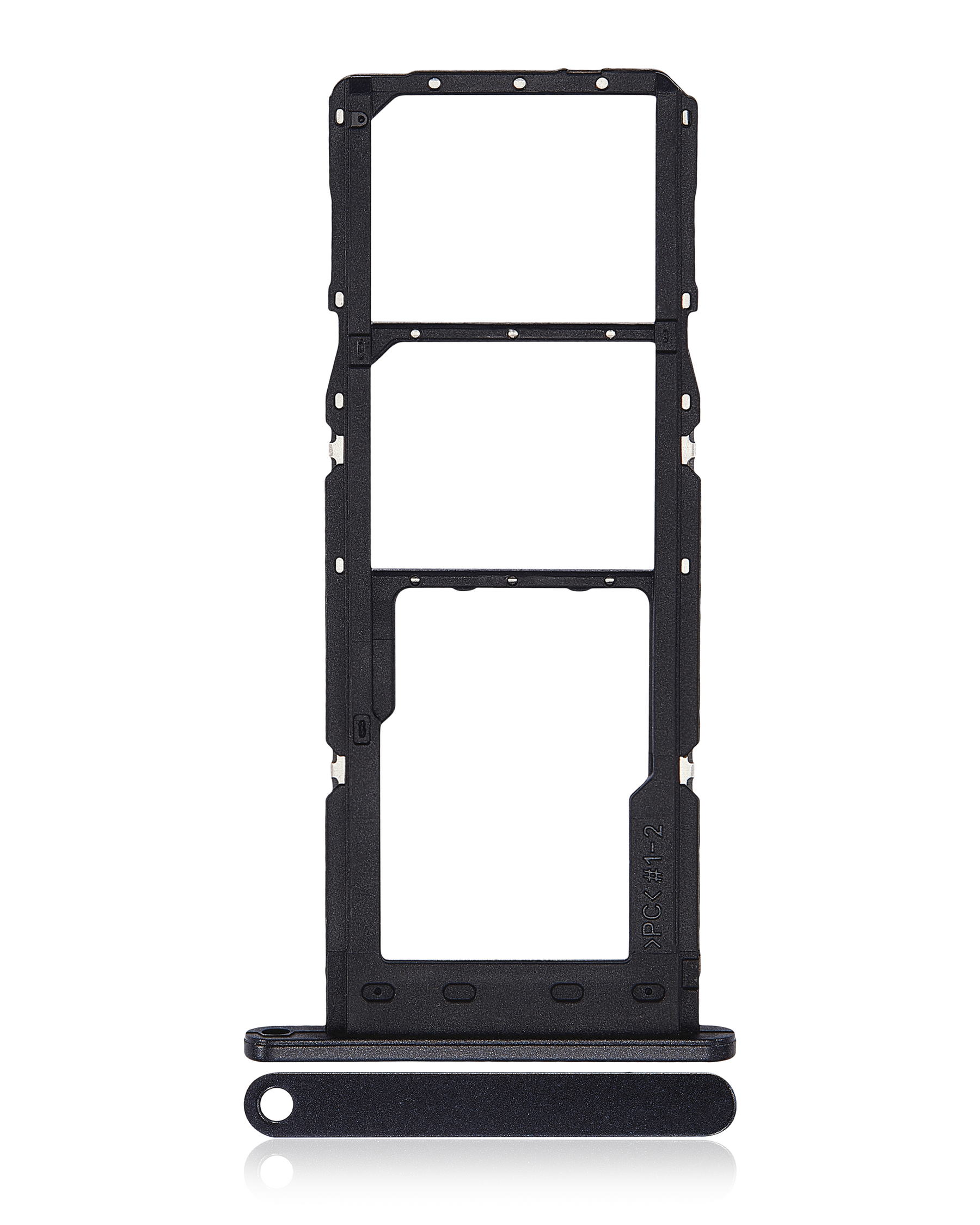 Dual Sim Card Tray Compatible For Samsung Galaxy A24 4G (A245 / 2023) (Black)