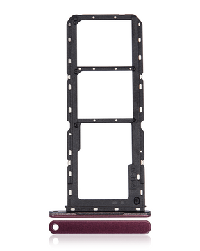 Dual Sim Card Tray Compatible For Samsung Galaxy A14 5G (A146P / R / 2023) (Dark Red)