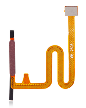 Fingerprint Reader With Flex Cable Compatible For Samsung Galaxy A14 (A145B / 2023) (Dark Red)