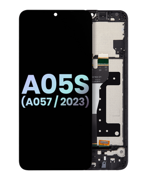 LCD Assembly With Frame Compatible For Samsung Galaxy A05s (A057 / 2023) (Service Pack) (Black)