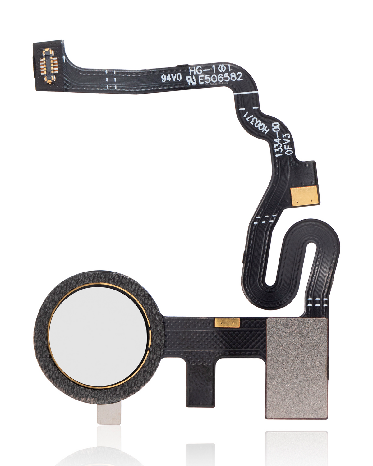 Fingerprint Reader With Flex Cable Replacement Compatible For Google Pixel 4a / 4a 5G (Clearly White)