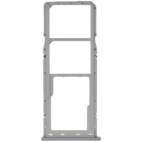 Dual Sim Card Tray Compatible For Samsung Galaxy A20 (A205 / 2019) / A30 (A305 / 2019) / A50 (A505 / 2019) (Silver)