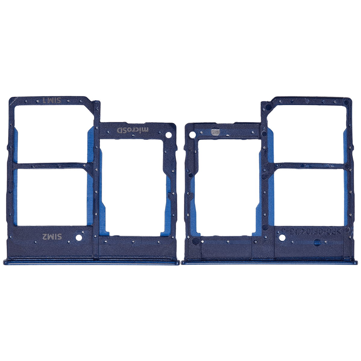 Dual Sim Card Tray Compatible For Samsung Galaxy A20E (A202 / 2019) (Blue)