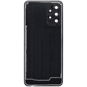 Back Cover Glass With Camera Lens Compatible For Samsung Galaxy A32 5G (A326 / 2021) (Vemake) (Awesome Black)