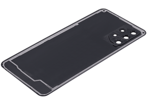 Back Cover Glass With Camera Lens Compatible For Samsung Galaxy A32 5G (A326 / 2021) (Vemake) (Awesome Black)