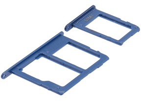 Replacement Sim Card Tray Compatible For Samsung Galaxy A6 (A600 / 2018) / A6 Plus (A605 / 2018) (Blue)