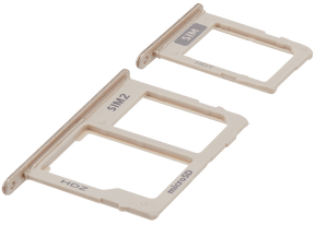 Replacement Sim Card Tray Compatible For Samsung Galaxy A6 (A600 / 2018) / A6 Plus (A605 / 2018) (Gold)