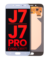 OLED Assembly Without Frame Compatible For Samsung Galaxy J7 / J7 Pro (J730 / 2017) (Aftermarket Plus) (Blue / Gray)