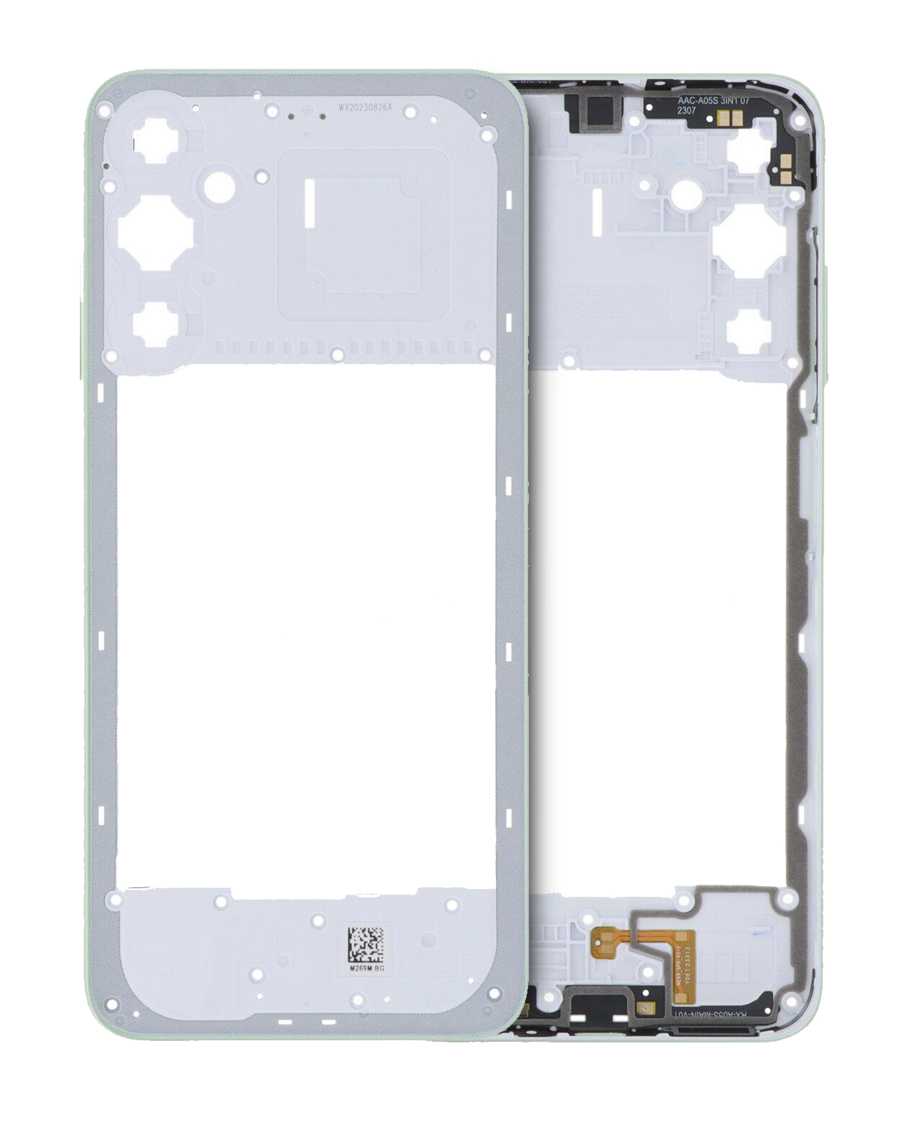 Mid-Frame Housing Compatible For Samsung Galaxy A05S (A057 / 2023) (Light Green)