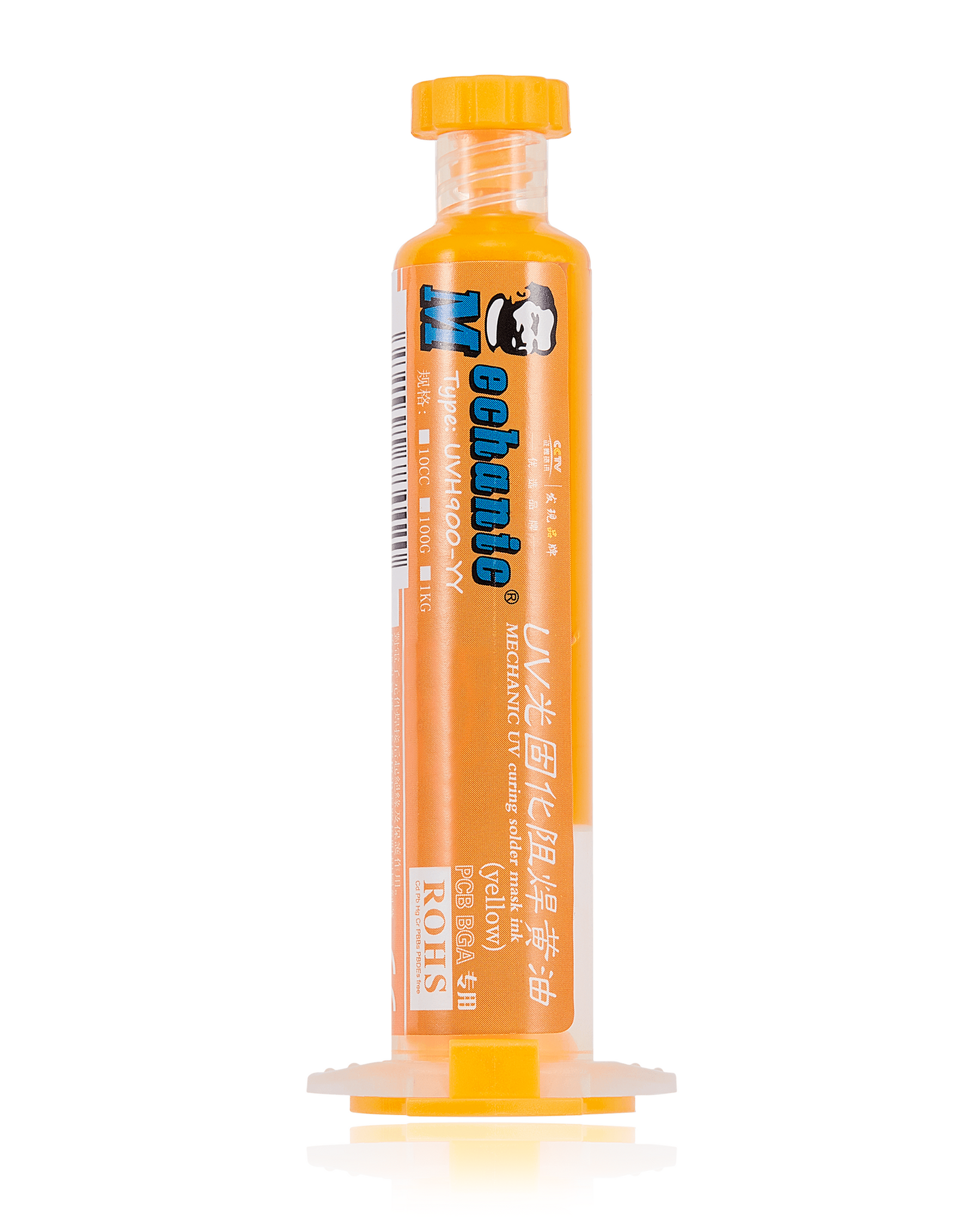 UV Solder Mask Yellow 10mL (Mechanic)
