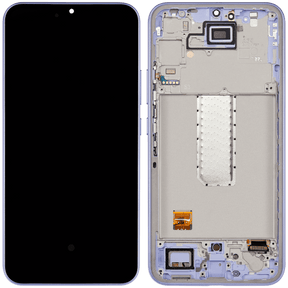 OLED Assembly With Frame Compatible For Samsung Galaxy A34 5G (A346 / 2023) (Refurbished) (Violet)