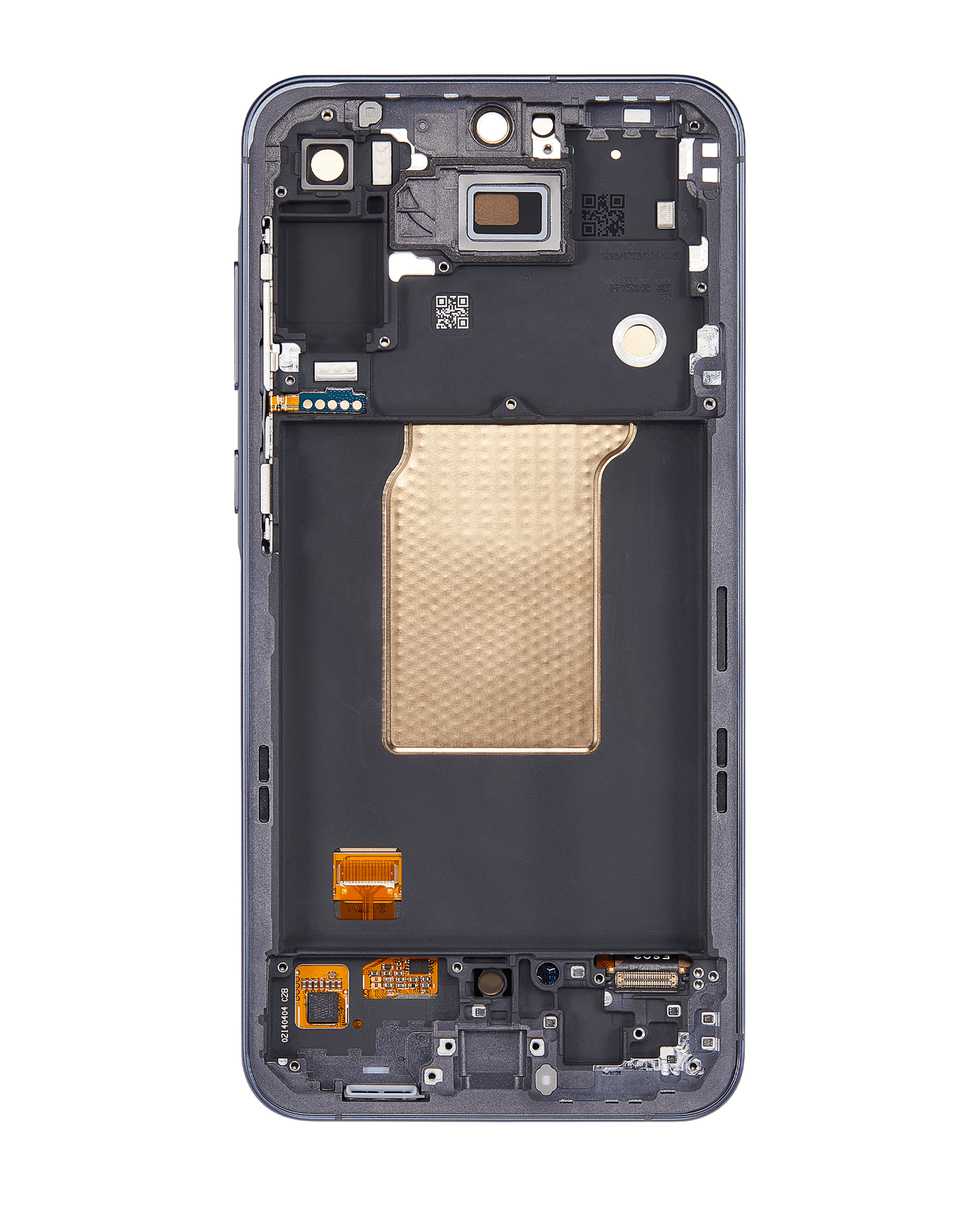 OLED Assembly With Frame Compatible For Samsung Galaxy A55 Replacement (A556 / 2024) (Refurbished) (Navy)