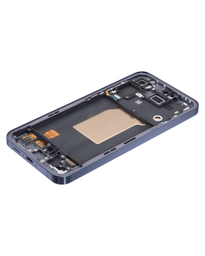 OLED Assembly With Frame Compatible For Samsung Galaxy A55 Replacement (A556 / 2024) (Refurbished) (Navy)