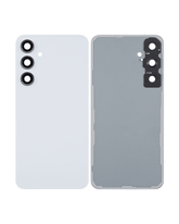 Replacement Back Cover Glass With Camera Lens Compatible For Samsung Galaxy A55 5G (A556 / 2024) (No Logo) (Vemake) (Iceblue)