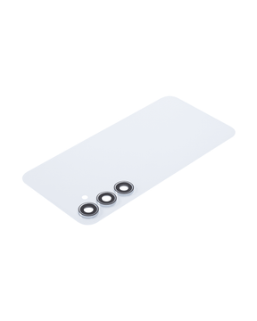 Replacement Back Cover Glass With Camera Lens Compatible For Samsung Galaxy A55 5G (A556 / 2024) (No Logo) (Vemake) (Iceblue)