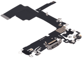 Charging Port Flex Cable Compatible For iPhone 15 Pro (Aftermarket Plus) (Natural Titanium)