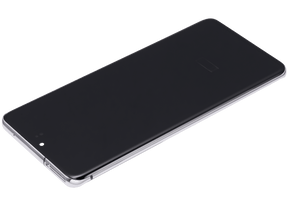 OLED Assembly With Frame Compatible For Samsung Galaxy S20 Ultra 5G Replacement(Refurbished) (Cloud White)