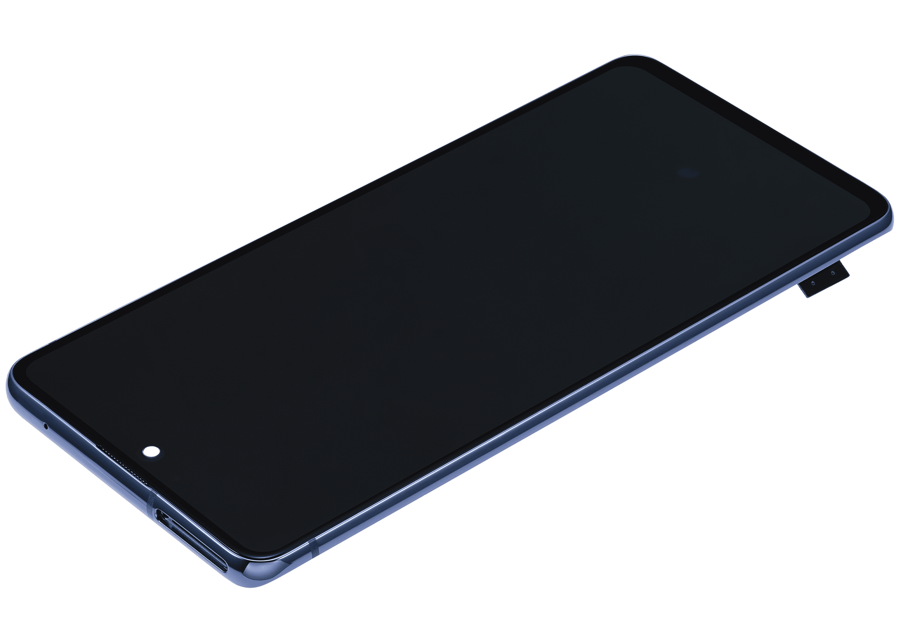 Replacement OLED Assembly With Frame Compatible For Samsung Galaxy A51 5G UW (A516V / 2020) (Verizon 5G UW Frame Only) (Refurbished) (Prism Bricks Blue)