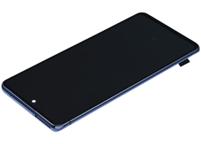 Replacement OLED Assembly With Frame Compatible For Samsung Galaxy A51 5G UW (A516V / 2020) (Verizon 5G UW Frame Only) (Refurbished) (Prism Bricks Blue)