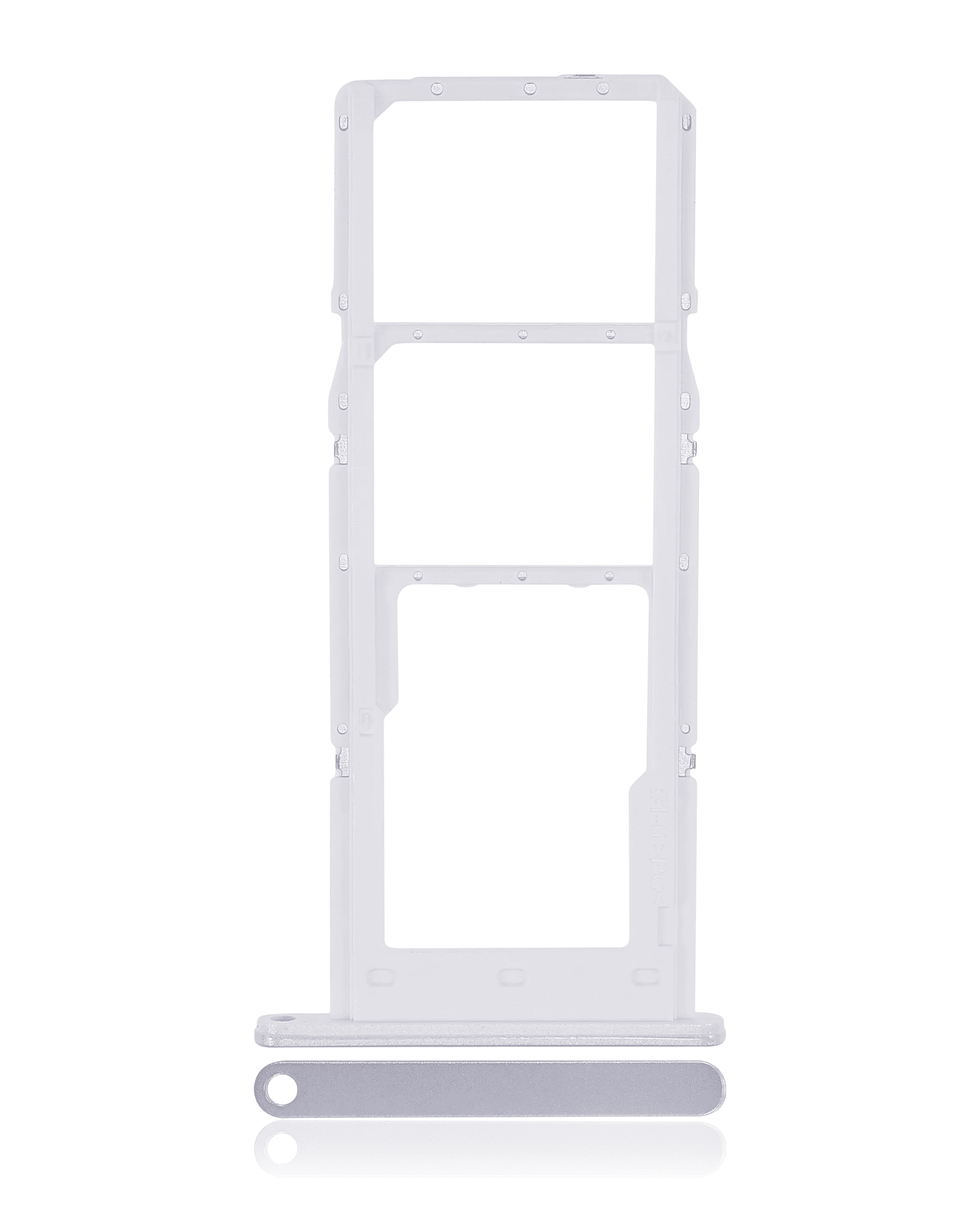 Dual Sim Card Tray Compatible For Samsung Galaxy M14 (M146 / 2023) (Silver)