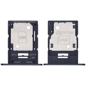 Dual Sim Card Tray Compatible For Samsung Galaxy A15 5G (A156 / 2023) (Brave Black)