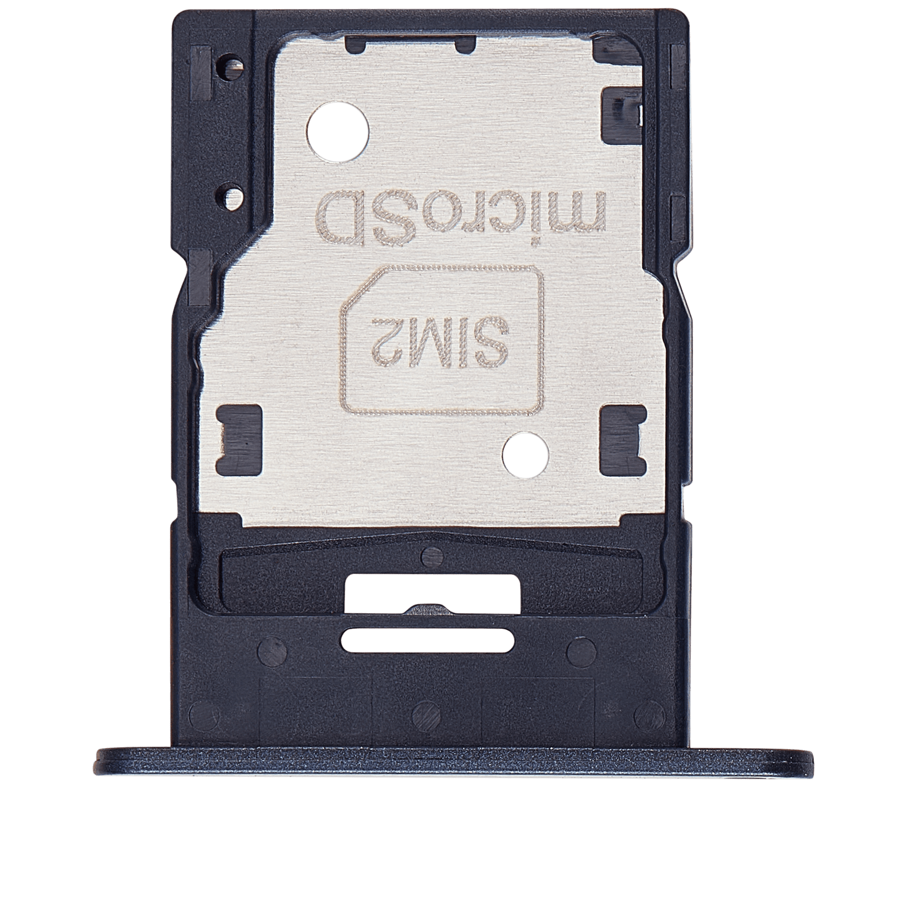 Dual Sim Card Tray Compatible For Samsung Galaxy A15 5G (A156 / 2023) (Brave Black)