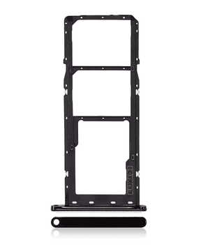 Dual Sim Card Tray Compatible For Samsung Galaxy A04E (A042 / 2022) (Black)