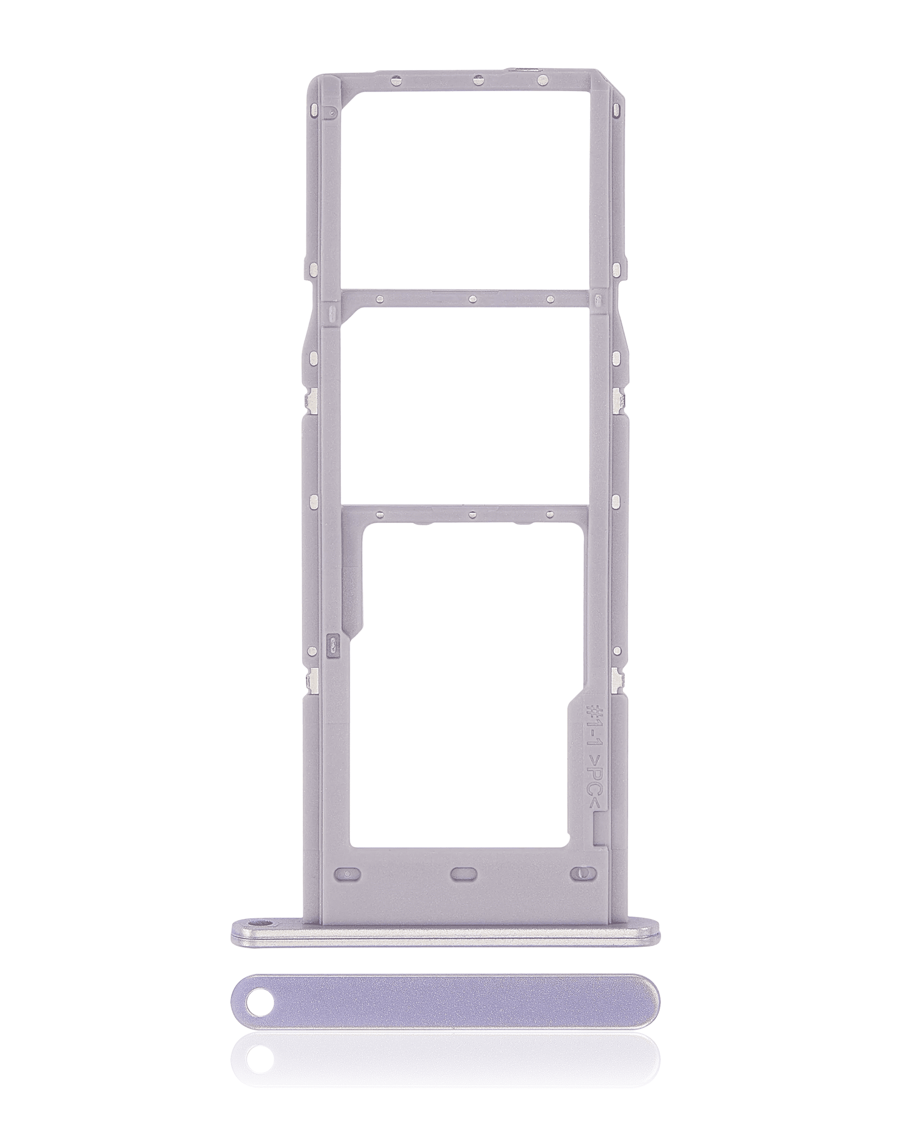 Dual Sim Card Tray Compatible For Samsung Galaxy A14 5G (A146F / 2023) (Silver)