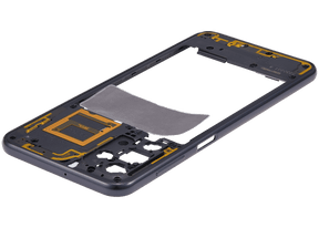 Mid-Frame Housing Compatible For Samsung Galaxy A23 5G (A236U / A236B / 2022) (US & International Version) (Black)