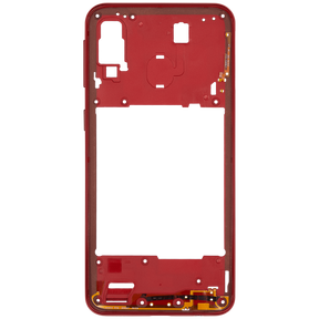 Mid-Frame Housing Compatible For Samsung Galaxy A40 (A405 / 2019) (Vemake) (Coral)