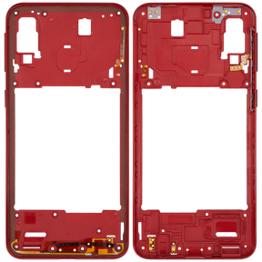 Mid-Frame Housing Compatible For Samsung Galaxy A40 (A405 / 2019) (Vemake) (Coral)