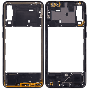 Mid-Frame Housing Compatible For Samsung Galaxy A30s (A307 / 2019) (Prism Crush Black)