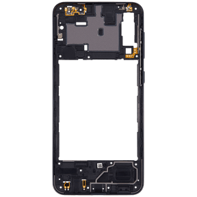 Mid-Frame Housing Compatible For Samsung Galaxy A30s (A307 / 2019) (Prism Crush Black)